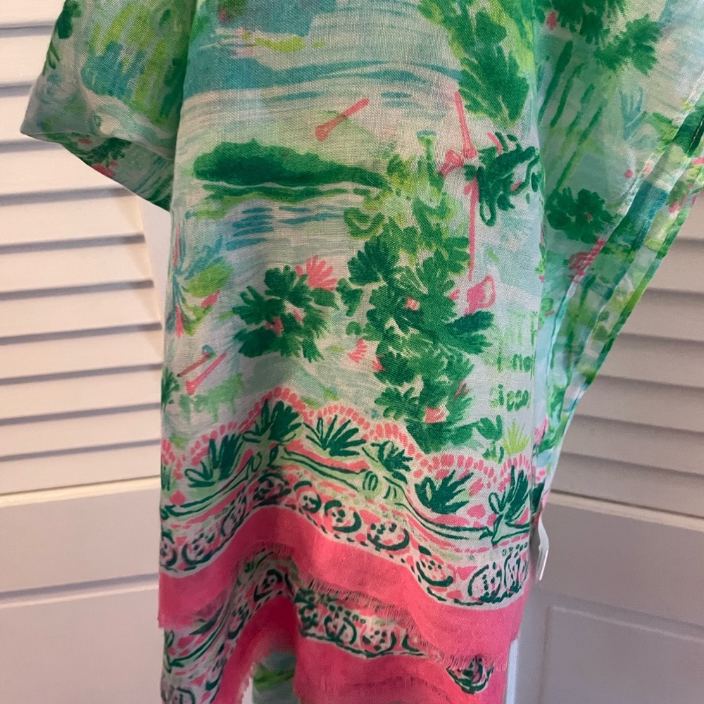 Lily Pulitzer brand new never used golf print scarf